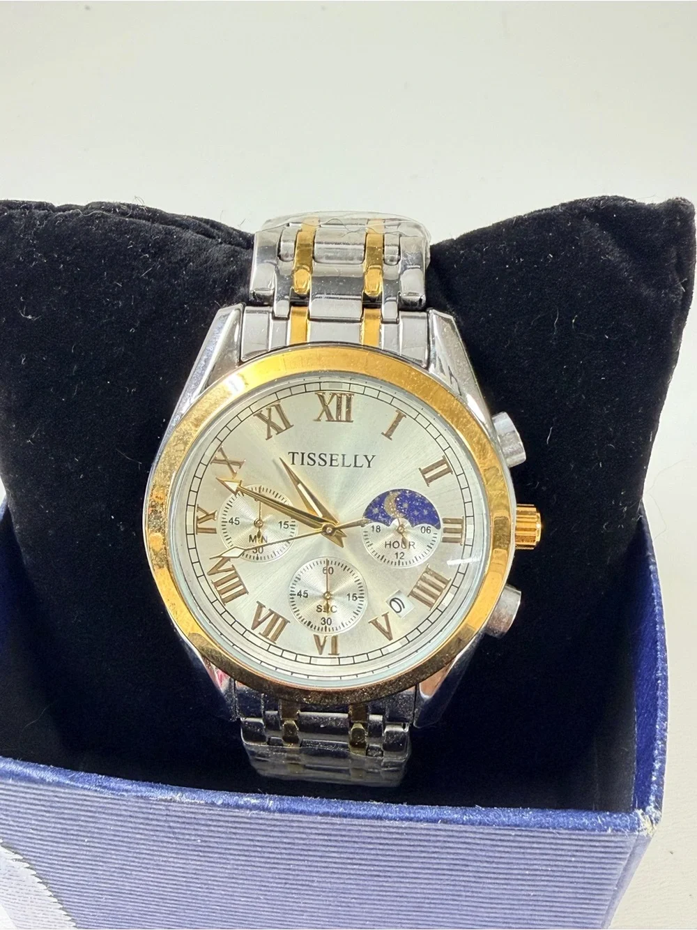 Tisselly men chronograph